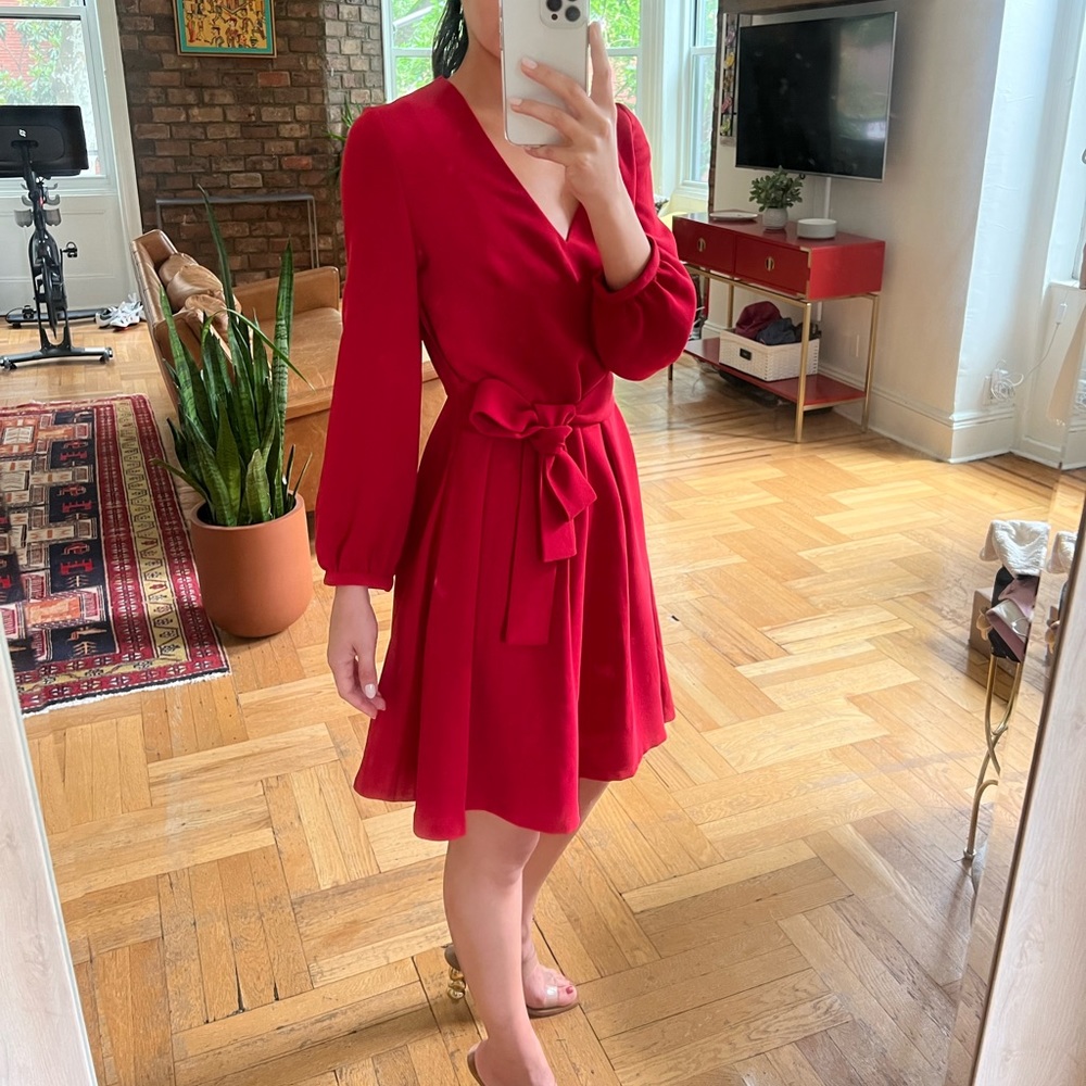 Red Claudie Pierlot dress 36/S